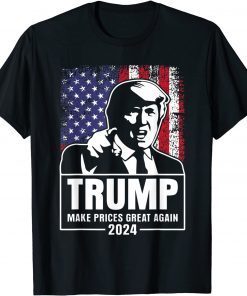 Funny Pro Trump Gas Price Make Prices Great Again Anti Biden T-Shirt