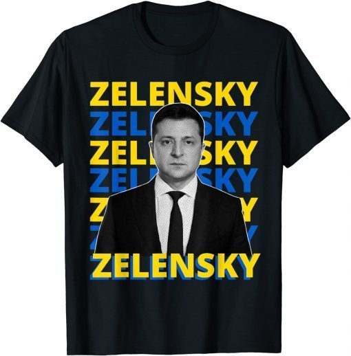 Volodymyr Zelensky president of Ukraine Support Ukraine Tee Shirts
