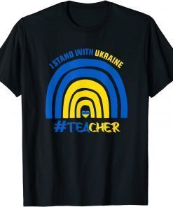 Teacher Support Ukraine I Stand With Ukraine Tee Shirts