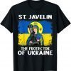 St. Javelin The Protector Of Ukraine Vintage Retro Tee Shirts