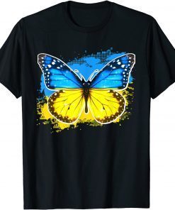 Ukraine Flag Ukrainian Butterfly ,Ukraine Butterfly Shirts