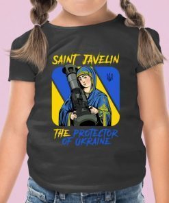 Saint Javelin The Protector Of Ukraine, Stand With Ukaine Tee Shirts