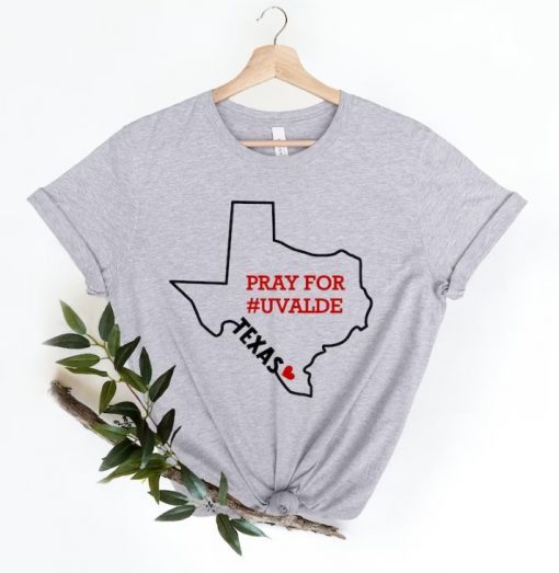 Classic Pray for Uvalde, Uvalde Texas, Uvalde, Texas Strong, Protect Kids Not Gun Shirt
