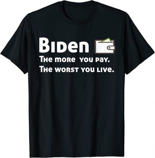 Biden The more you pay the worse you live Classic T-Shirt