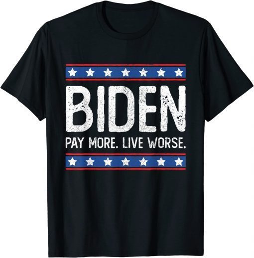 Anti Biden Pay More Live Worse Classic T-Shirt