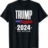 Trump 2024 The Return Election American Flag Unisex T-Shirt