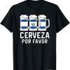 T-Shirt El Salvador Cerveza Por Favor Flag Pupusas Salvadorian Vos