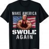 T-Shirt Make America Swole Again Funny Trump Lifting