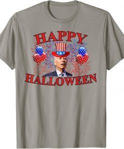 Official Biden 4th Of July Biden Happy Halloween Anti Biden T-Shirt