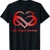 Official I Wear Red For Heart Surgery Awareness Warrior T-Shirt