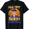 Halloween Funny Joe Biden Witch Hat Xmas Merry Christmas Tee Shirts