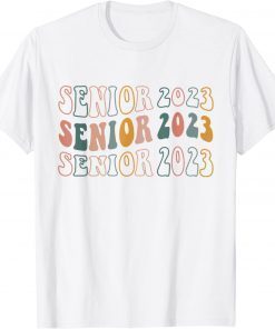 Funny Senior 2023 Retro Class of 2023 Seniors Graduation 23 Gifts T-Shirt