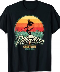 Crestline Surf Paradise Funny Shirts