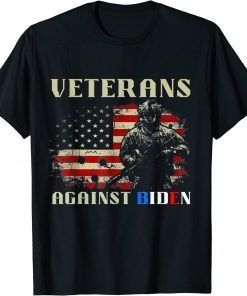 Funny Veterans Against Say Their Names Joe Anti Biden, 4th Of July T-Shirt