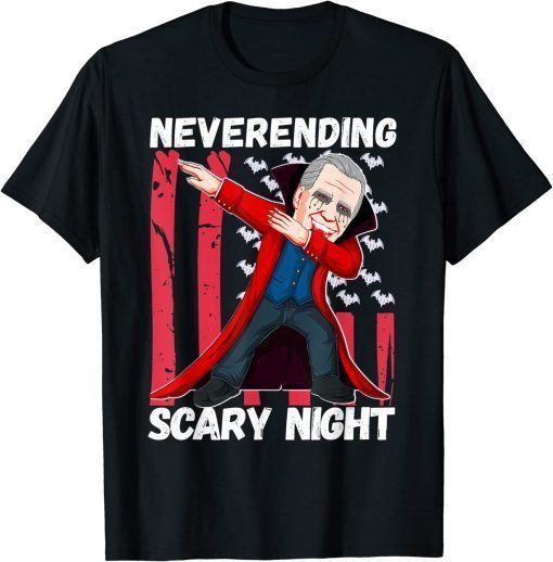 2022 Anti Biden Government Neverending Scary Night Halloween T-Shirt