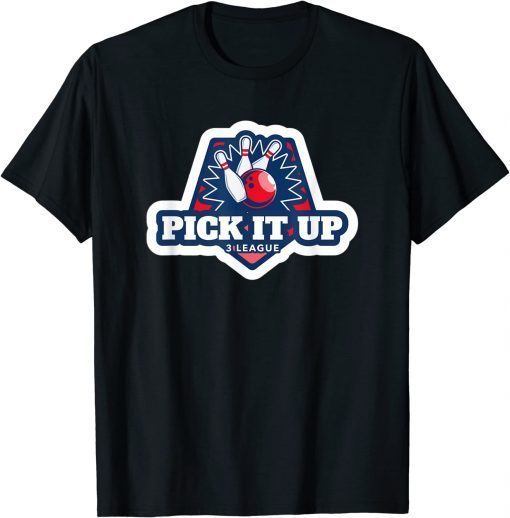 Vintage Pick It Up 3 Bowling League Shirts