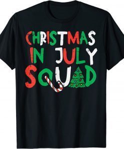 Christmas In July Squad Funny Summer Xmas Men Women Kids Shirt