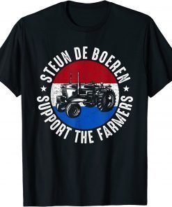 Classic Support the Farmers The Netherlands Political Protest Shirts