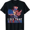 2022 Retro Recession I Did That Biden Recession Funny Anti Biden T-Shirt