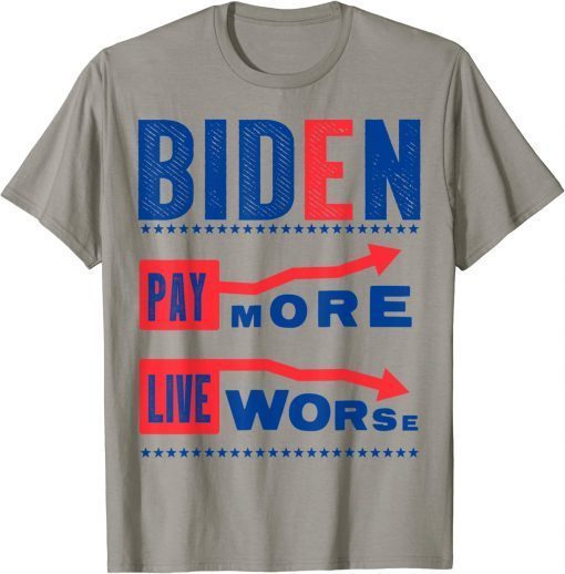 Classic Biden Pay More Live Worse ,Anti Biden Pay More T-Shirt