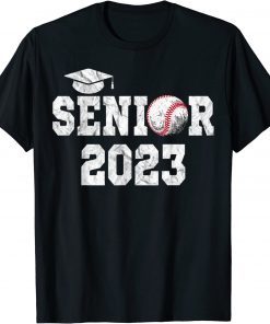 Funny Graduation Class 2023 Senior Baseball Player Graduate Squad T-Shirt