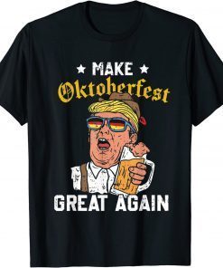 Make Oktoberfest Great Again Funny Trump German Beer Lovers Official T-Shirt