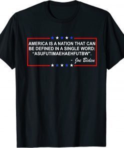 Biden America Is A Nation ... Defined In Single Word Gift TShirt