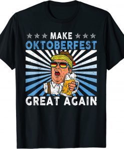 Make Oktoberfest Great Again Funny Trump Drink Beer Mug Classic T-Shirtt