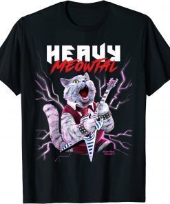 2022 Heavy Meowtal Cat Playing Metal Guitar Funny Shirt