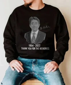 2022 RIP Shinzo Abe, Shinzo Abe, Japan ex-PM injured, Thank You For The Memories Shinzo Abe 1954-2022 Shirt