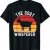 The Goat Whisperer Funny Vegan Goat Mom Lover Farmer 2022 T-Shirt