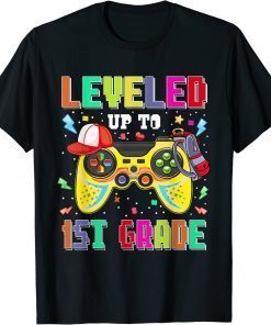 Funny 1st Grade Gamer First Day of First Grade Boys Back To School T-Shirt