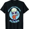 Official Just a Girl Who Loves Aliens UFO Science Fiction Shirts