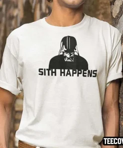 Funny Star Wars Darth Vader, Sith Happens T-Shirt