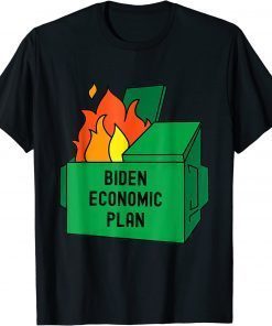 Biden Economic Plan Dumpster Fire Unisex T-Shirt