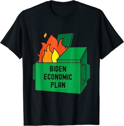 Biden Economic Plan Dumpster Fire Unisex T-Shirt