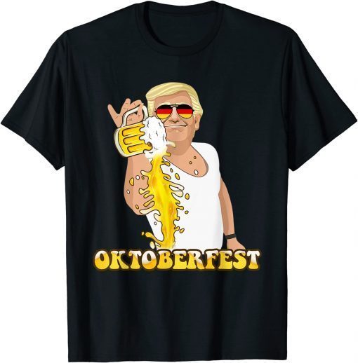 Trump Oktoberfest Drink Team Beer Mug German Gift T-Shirt