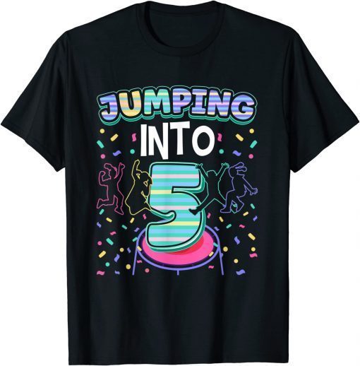 Jumping Into 5th Birthday T-Shirt