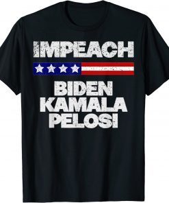 Impeach Biden Kamala Pelosi Anti Biden Vintage T-Shirt