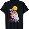 2022 Happy Labor Day Funny Trump Salt American Flag T-Shirt