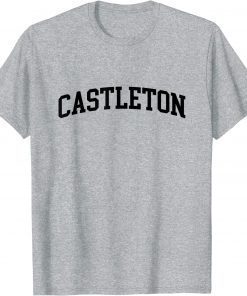 T-Shirt Castleton Athletic Arch College University
