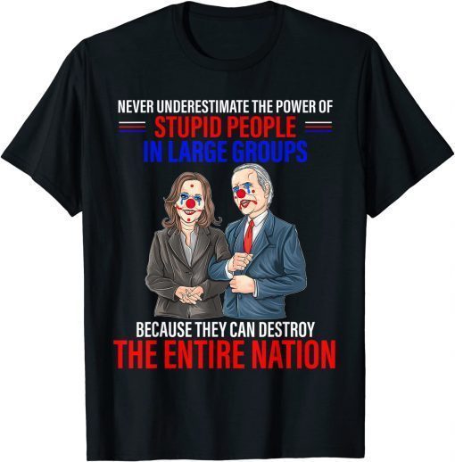 Never Underestimate The Power Of People in Large Group Tee Shirt