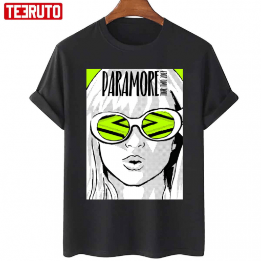 Vintage Girl With Eyeglass Paramore Shirts