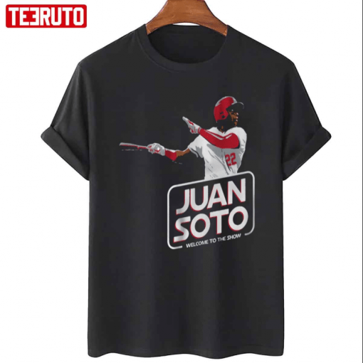 Official Welcome To The Show Juan Soto Baseball T-Shirt