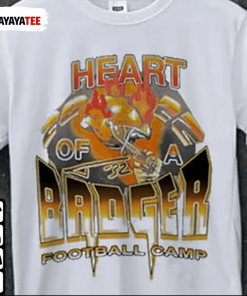 Official Heart Of A Badger Football Camp 2022 Shirt