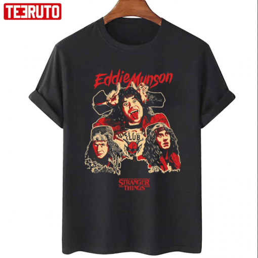 Classic Stranger Things Eddie Munson Joseph Quinn Characters T-Shirt