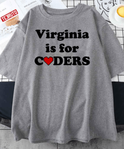 Official Virginia Is For Coders T-Shirt