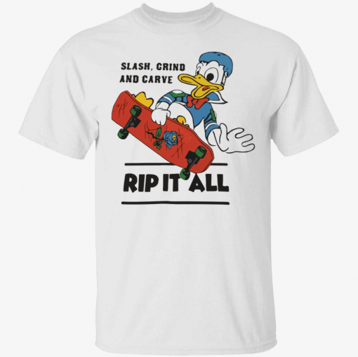 Classic Slash crind and carve rip it all Tee Shirts