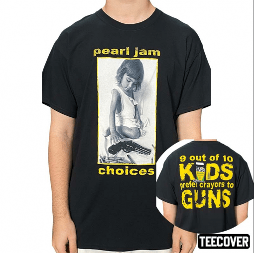 Official Pearl Jam Choices Tee Shirt