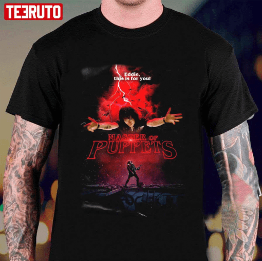 Master Of Puppets Eddie This Is For You Stranger Things Vintage T-Shirt